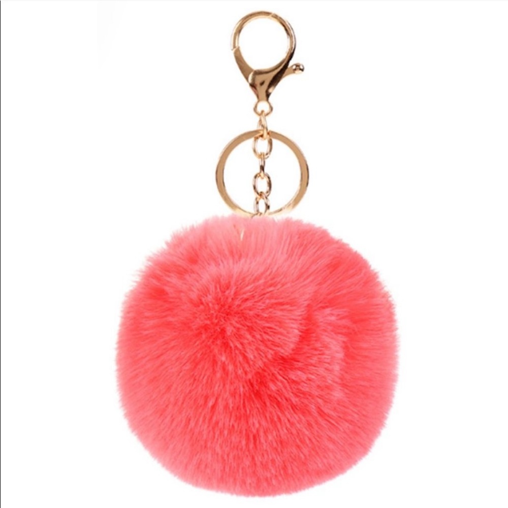 NEW Pom Pom Key Chain